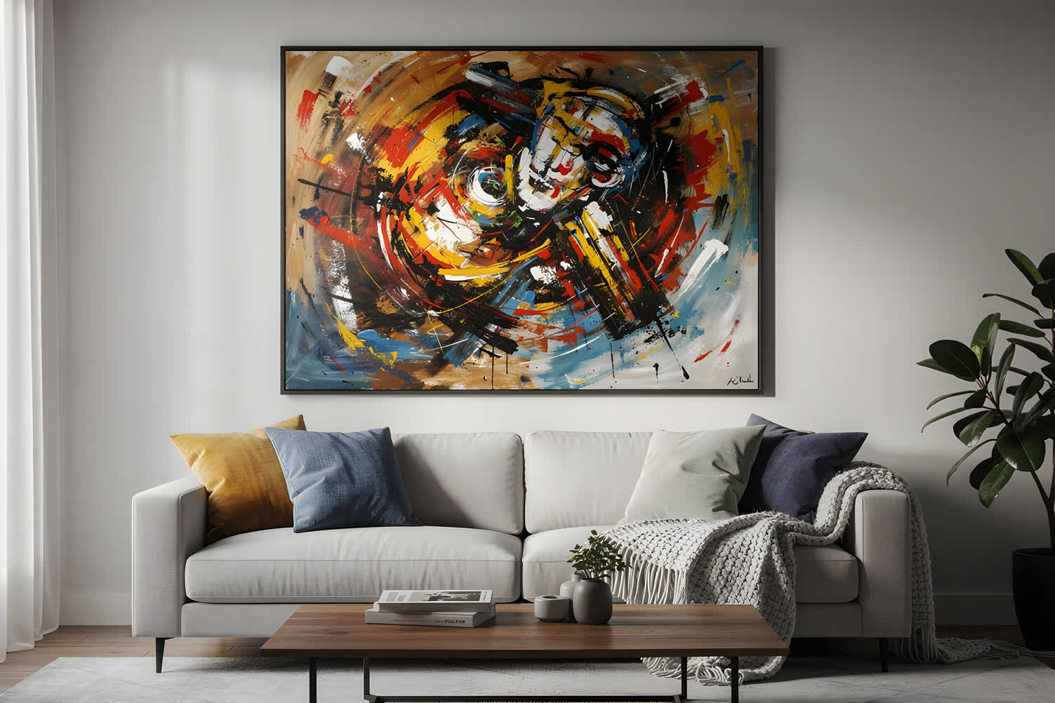 abstract wall art
