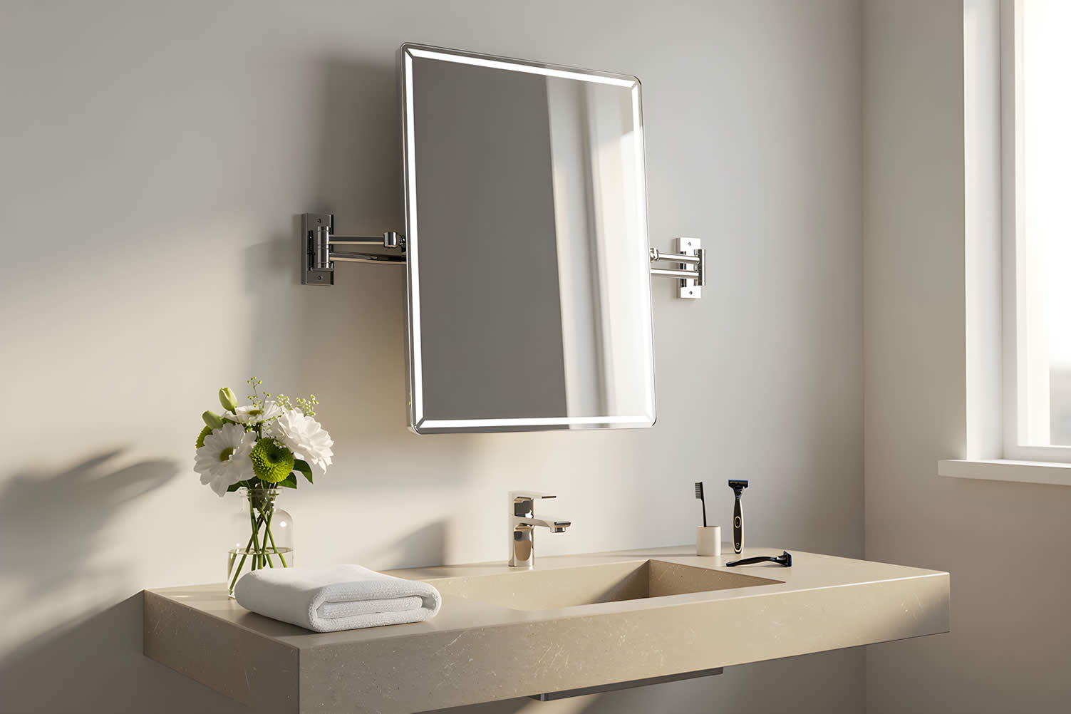 bathroom mirror types