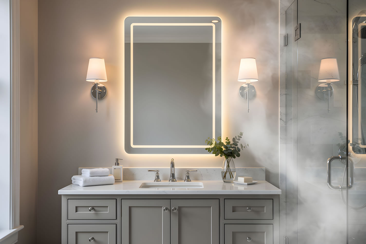 bathroom mirror types