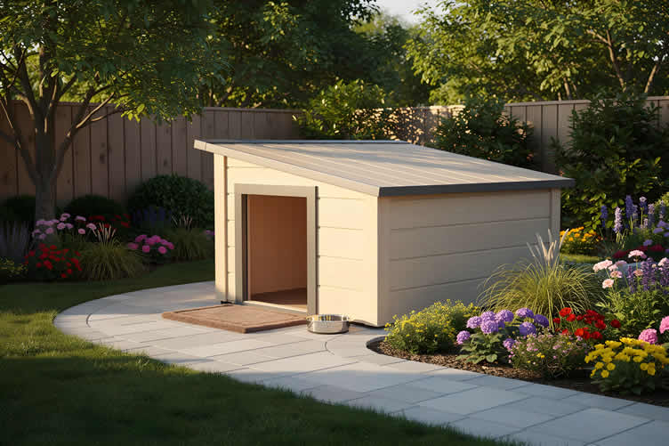 outdoor dog house