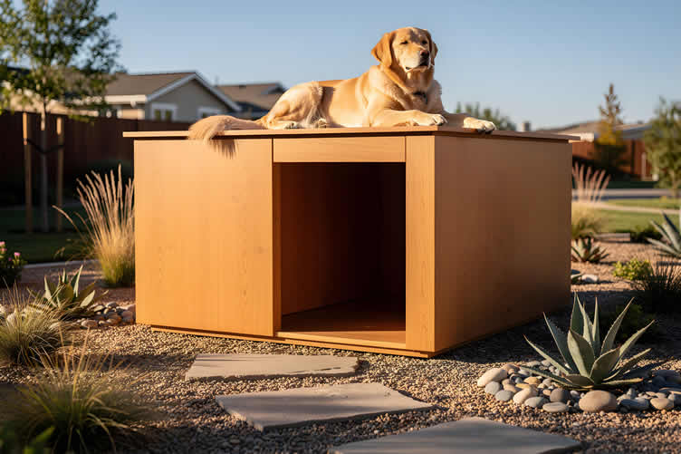 outdoor dog house