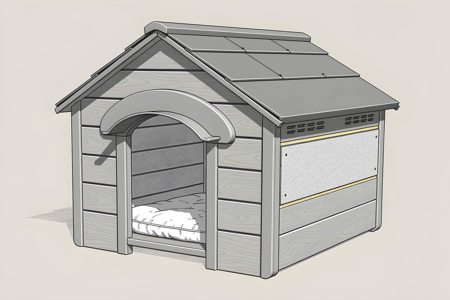 outdoor dog house