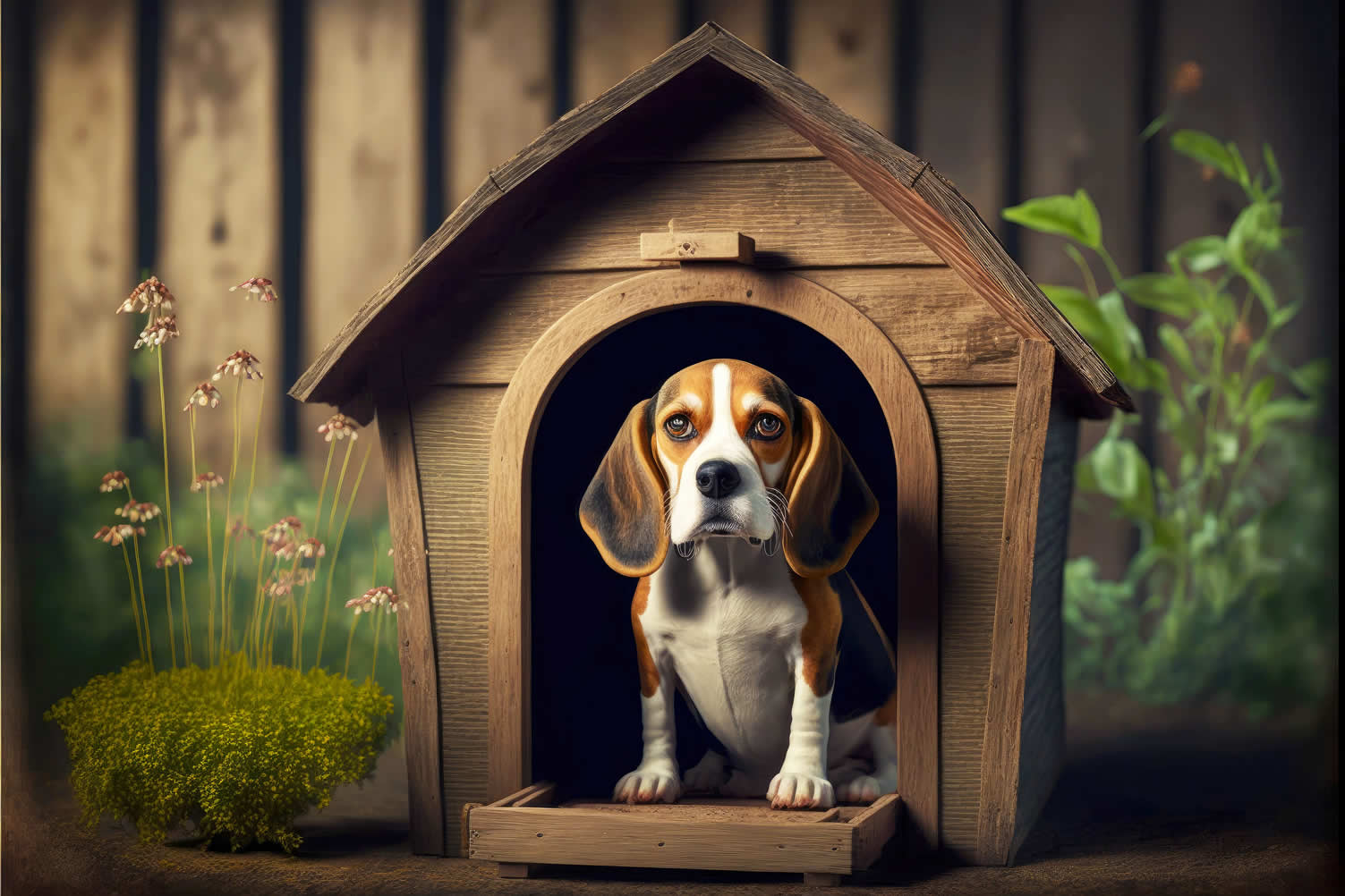 outdoor dog house