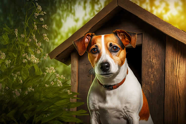outdoor dog house