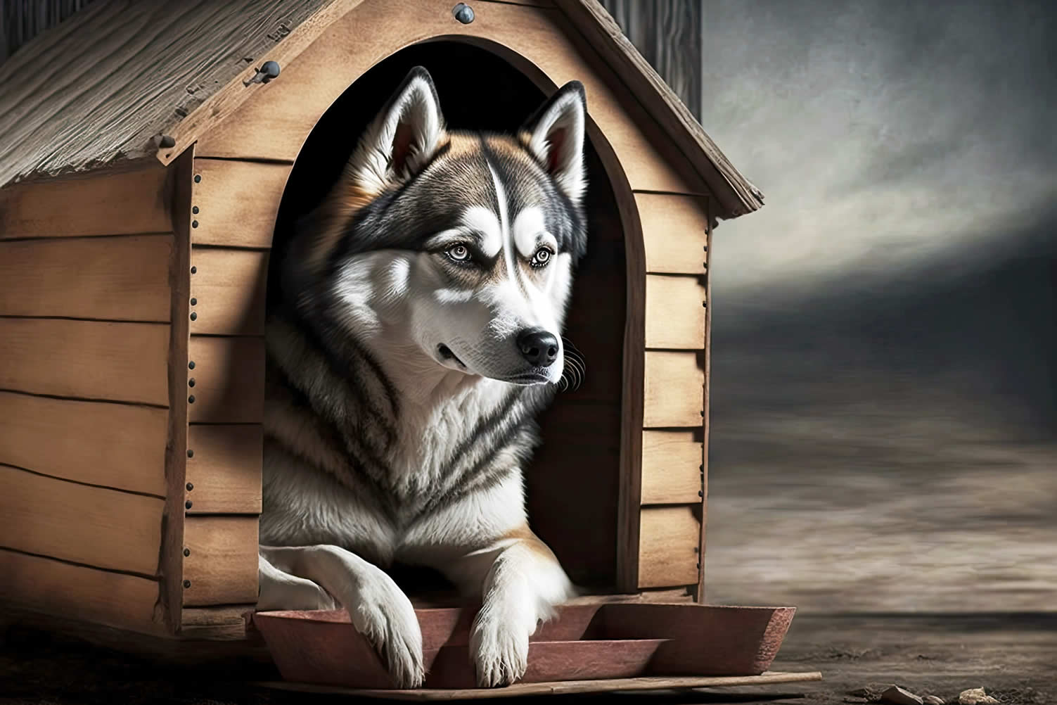 outdoor dog house