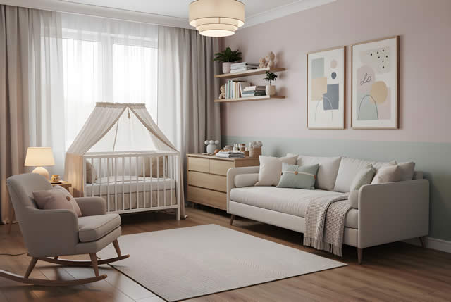 multi-use nursery room