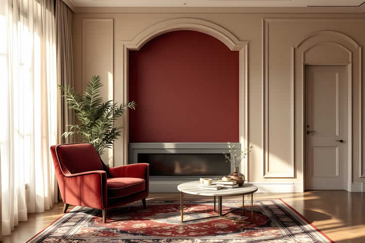 warm earth-tone palettes