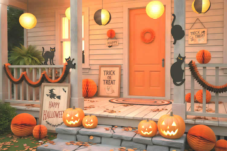 halloween porch ideas