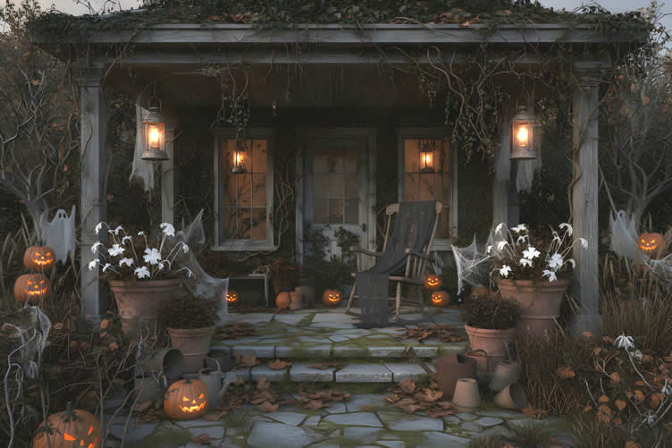 halloween porch ideas