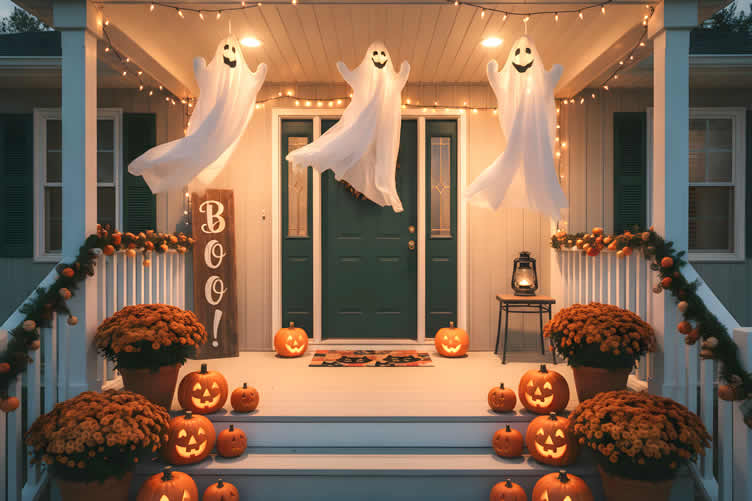 halloween porch ideas