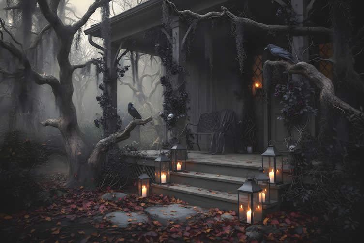 halloween porch ideas