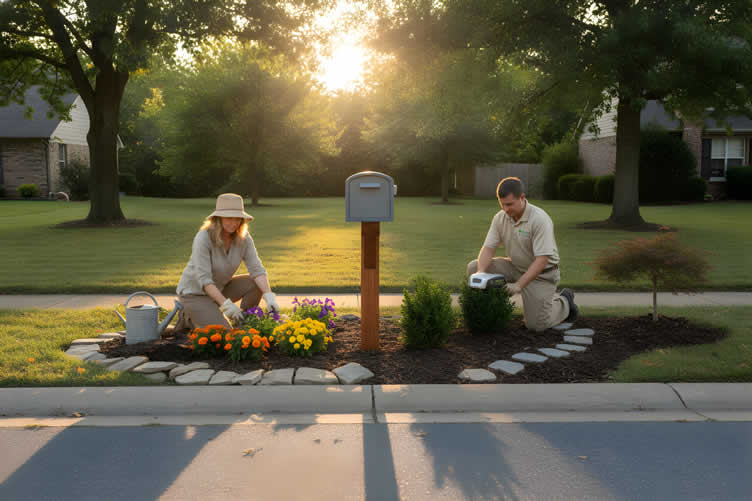 mailbox landscaping