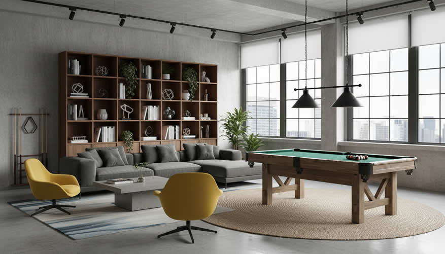 design a recreation room