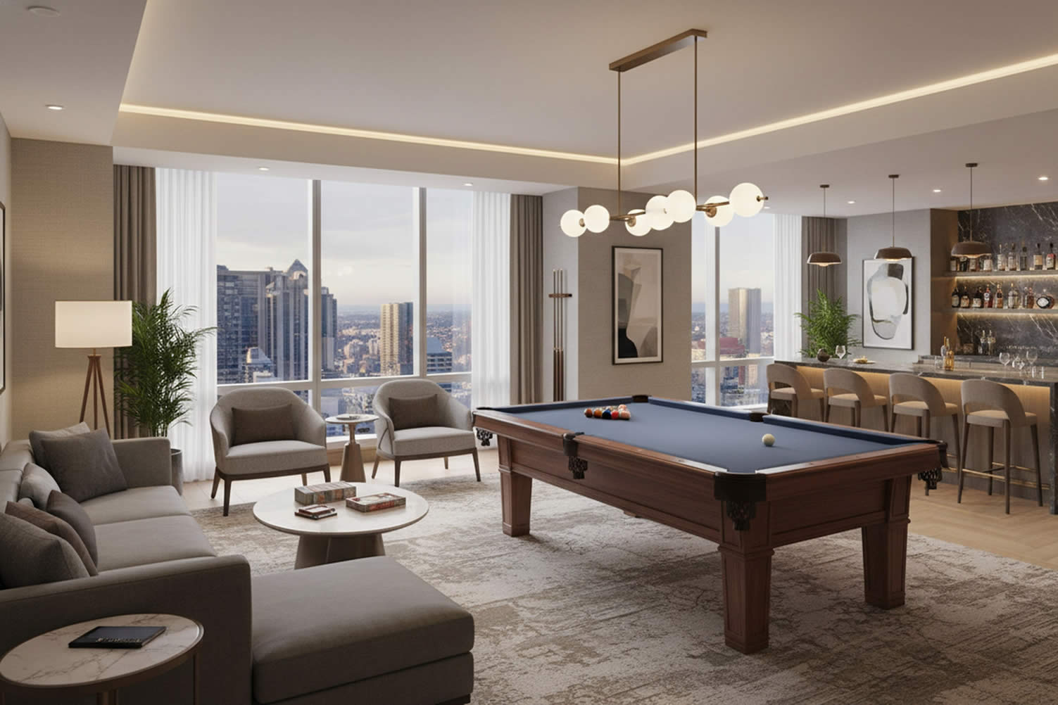 design a recreation room