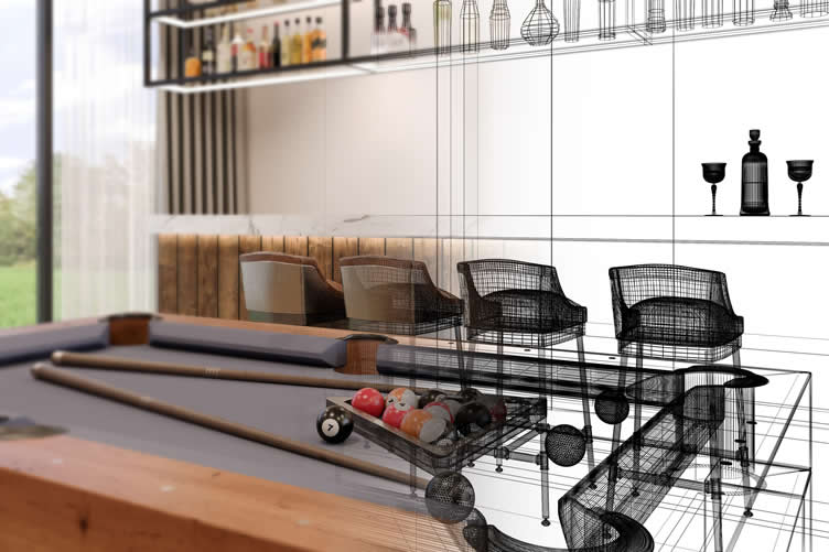 design a recreation room