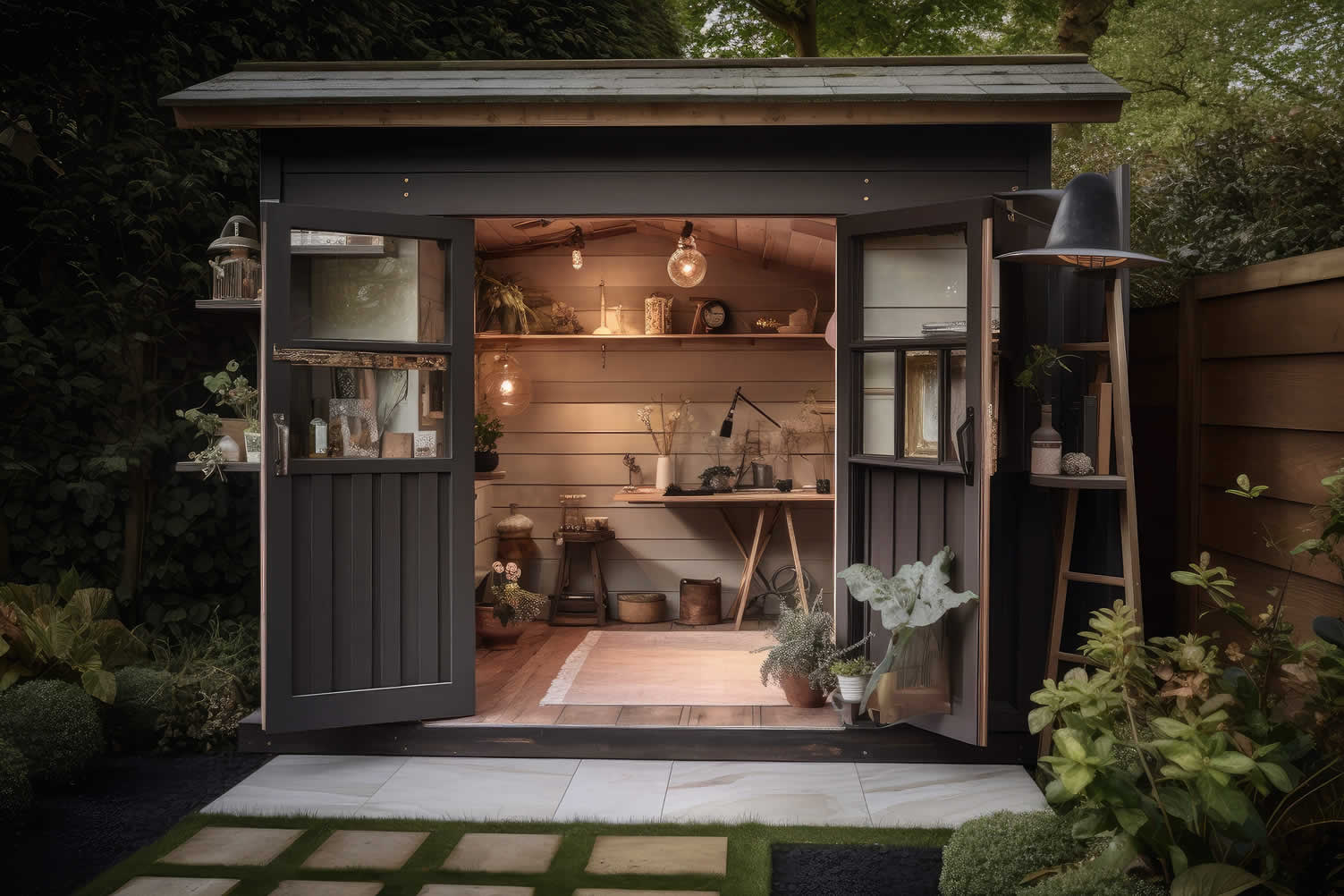 backyard shed size