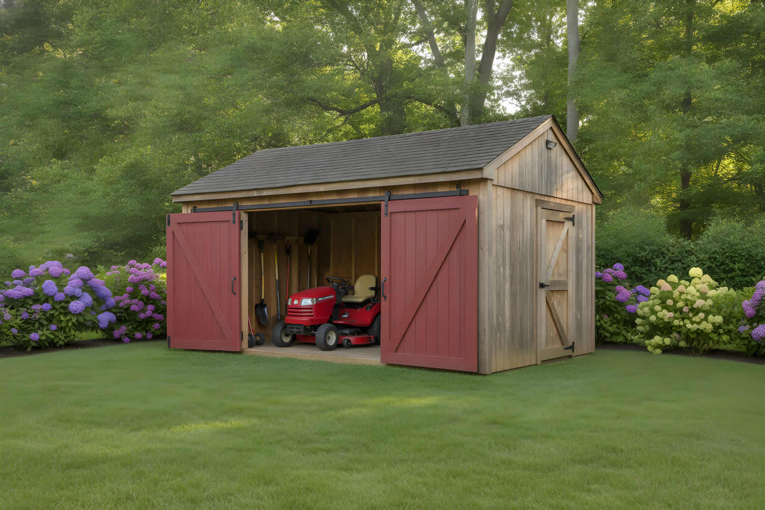 backyard shed size