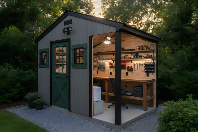 backyard shed size