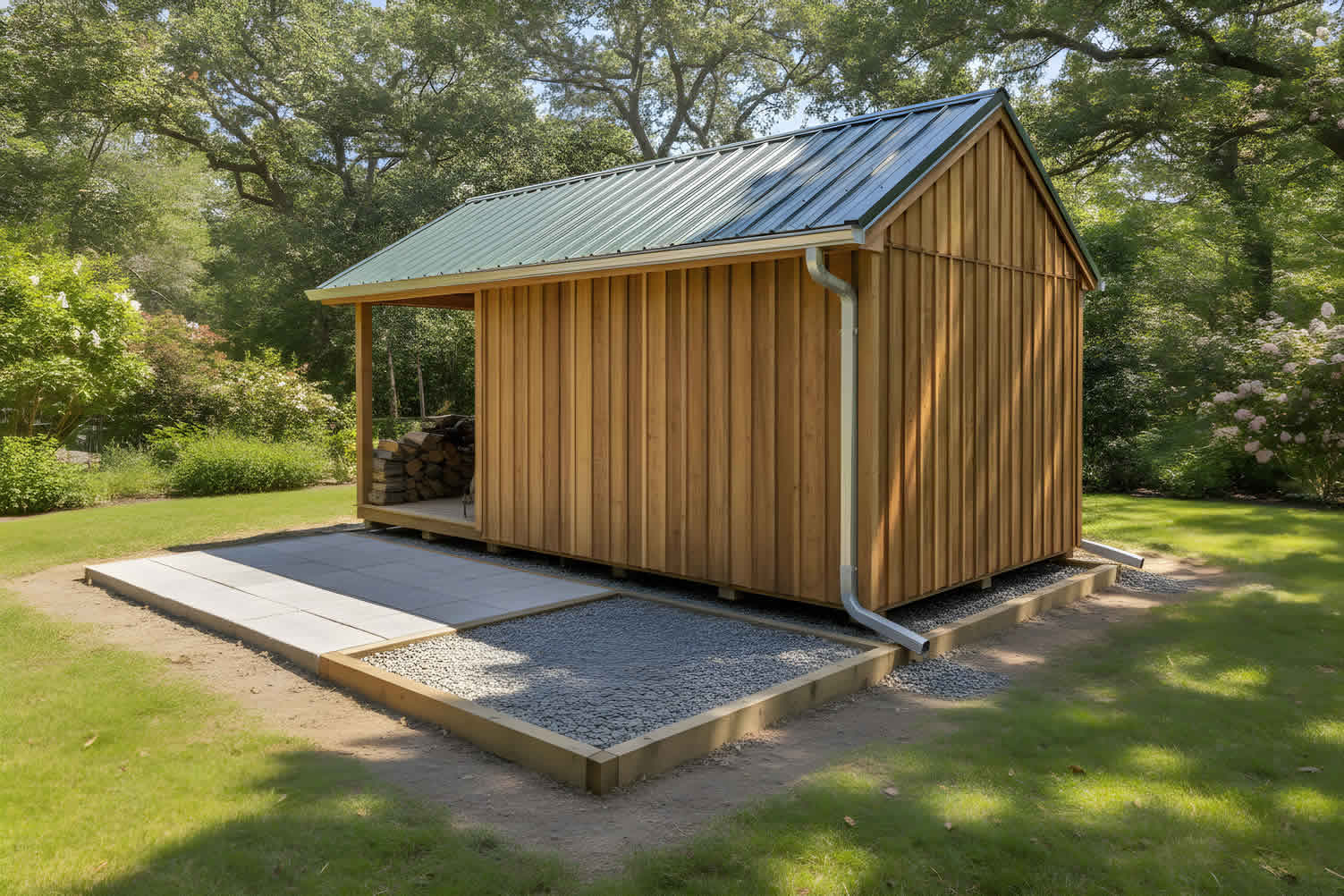 backyard shed size
