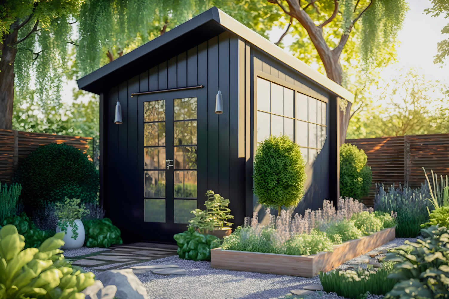 backyard shed size