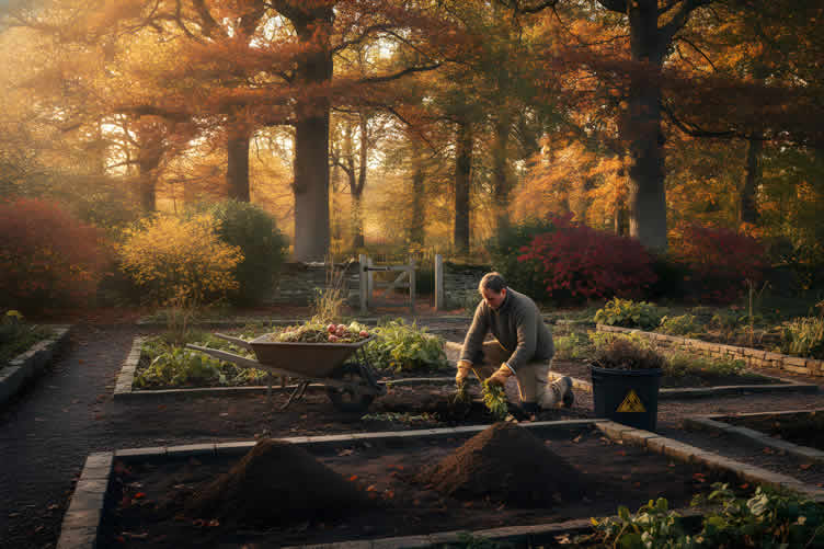 fall yard cleanup