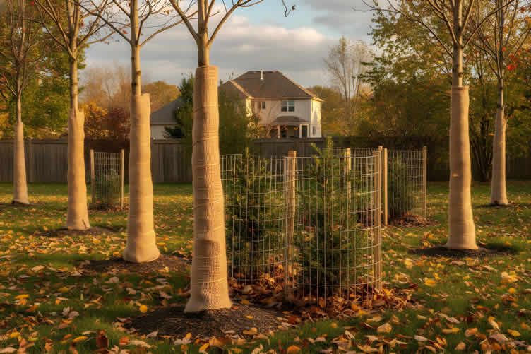 fall yard cleanup