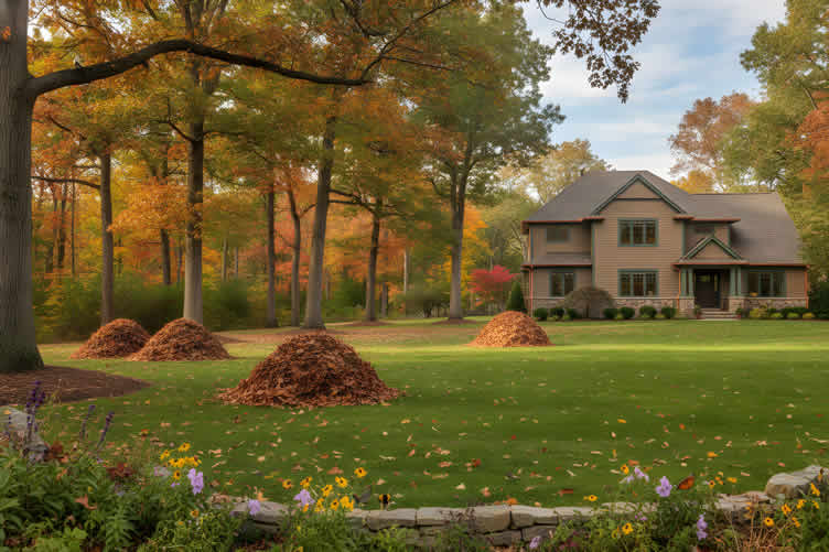 fall yard cleanup