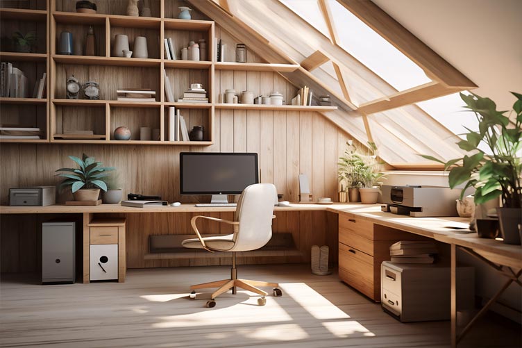 hidden home office