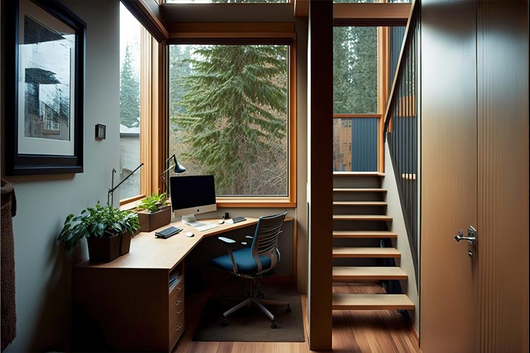 hidden home office