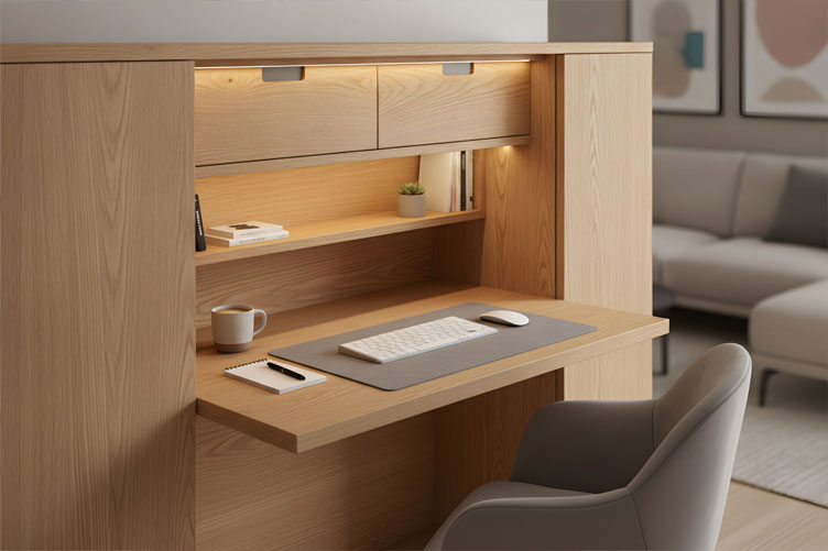 hidden home office