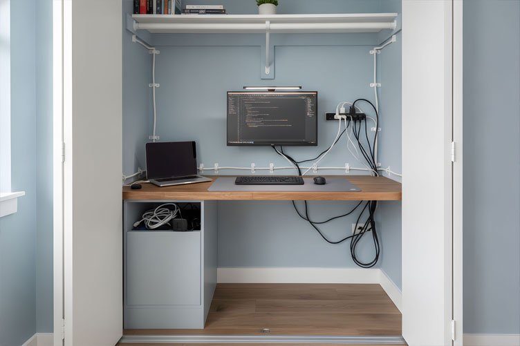 hidden home office