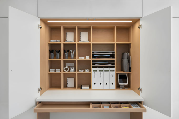 hidden home office