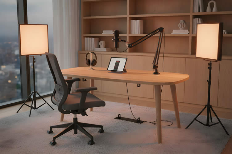 home podcasting station