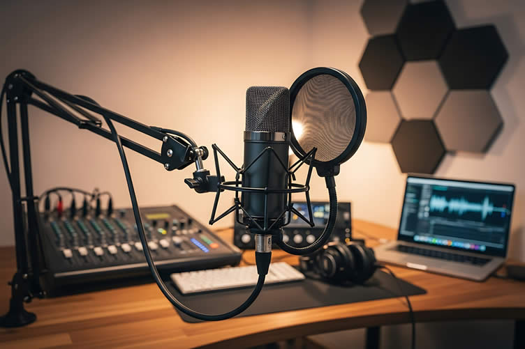home podcasting station