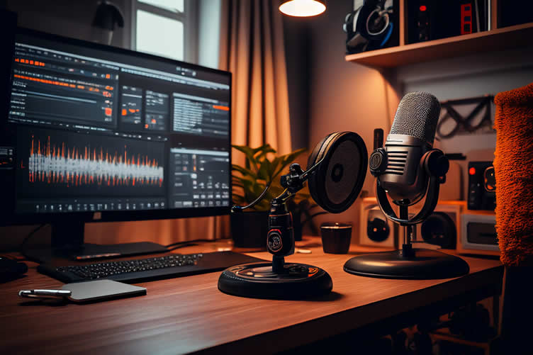 home podcasting station